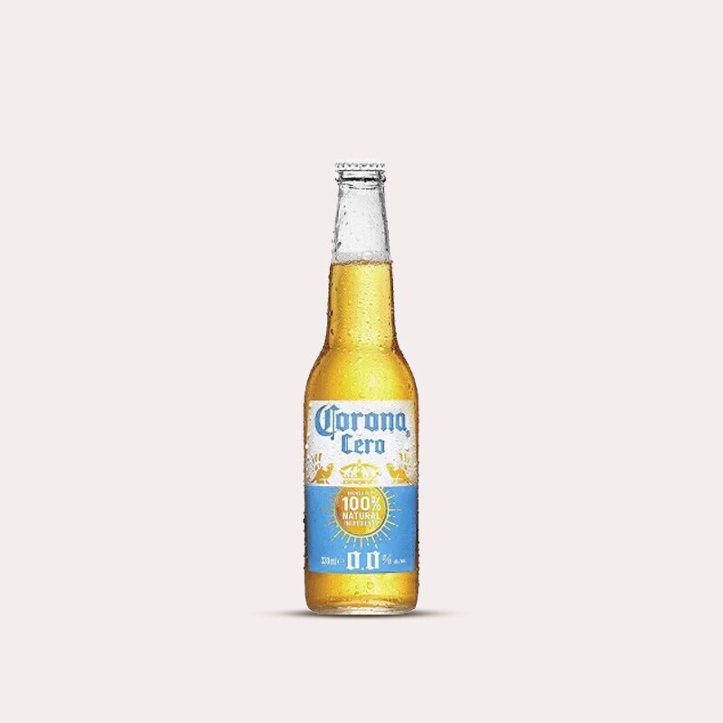Exclusivo online, oferta Corona Cero Cerveja sem Álcool garrafa 33 cl em compras superiores a 50€